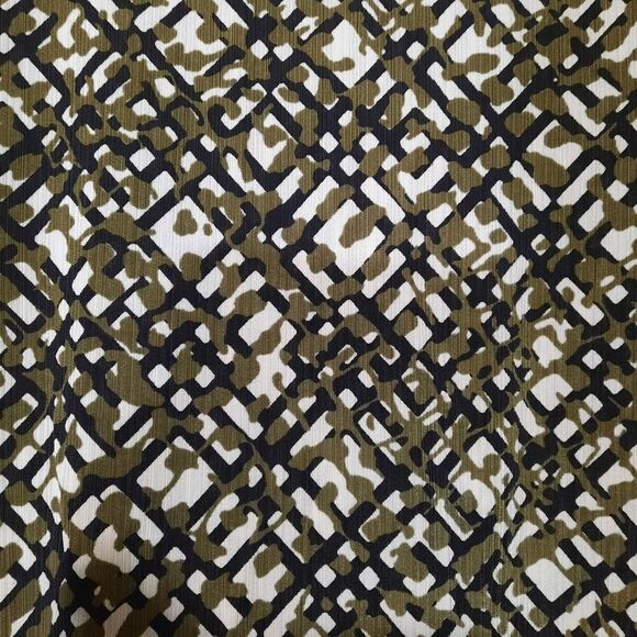 Dana Buchman Blouse Ladies Large Black Brown 3/4 sleeve classiccore - Picture 4 of 8